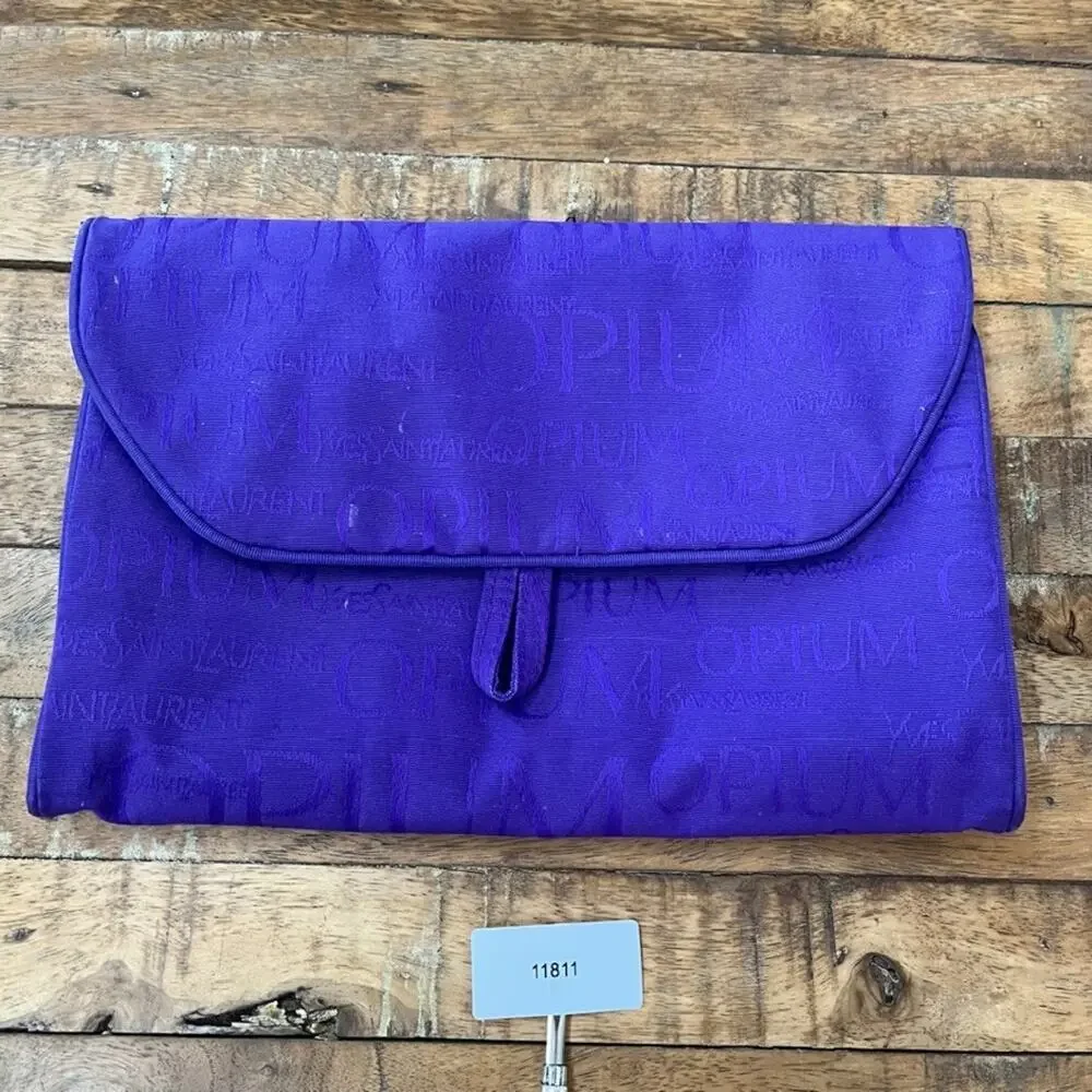 Yves Saint Laurent Parfums Opium Cosmetic Makeup Travel Pouch 10.5